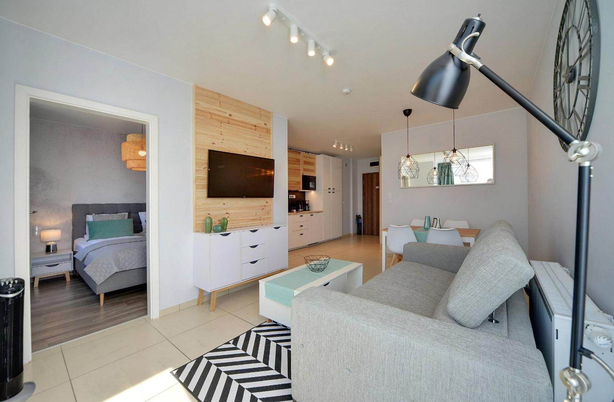 Eleganckie Apartamenty Sun Seasons 24 Blisko Plazy Z Parkingiem By Noclegi Renters Niechorze Luaran gambar